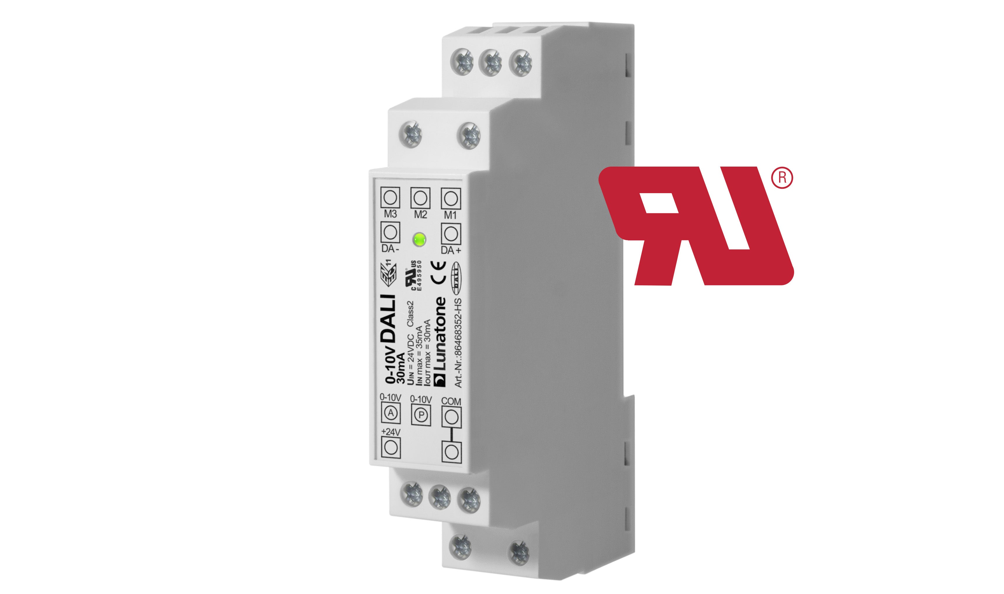 0-10V DALI Din Rail, 30mA DALI PS