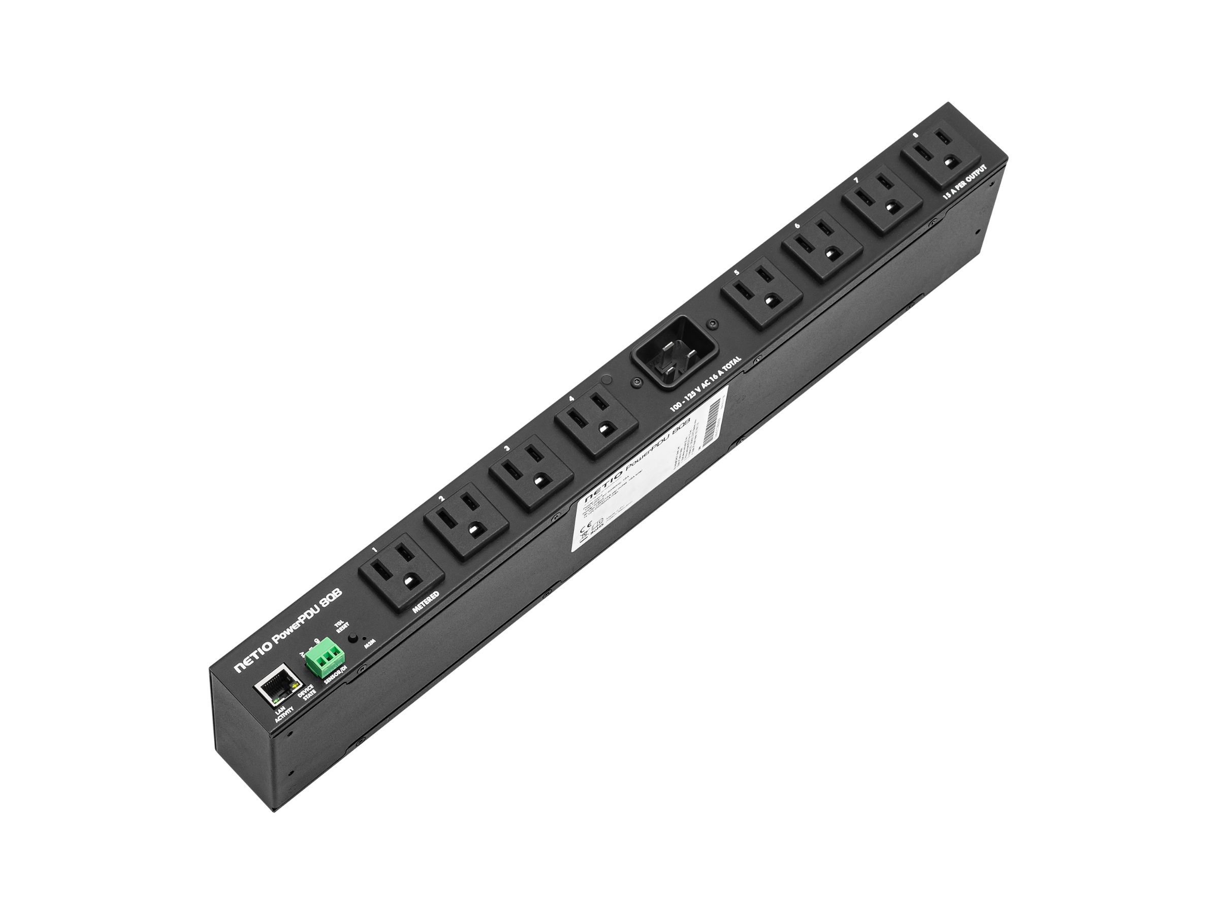 PowerPDU 8QB US, 2 channels metering