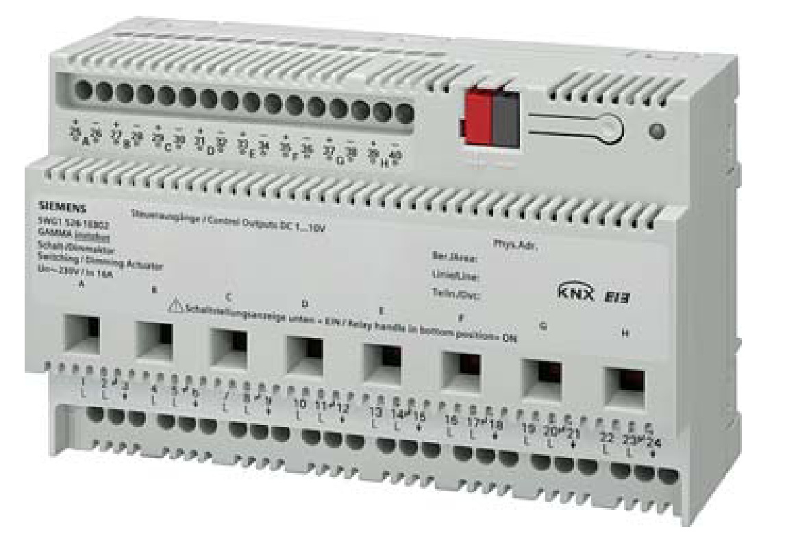 Analog Dimming Output, 8 x 1-10V, On/Off