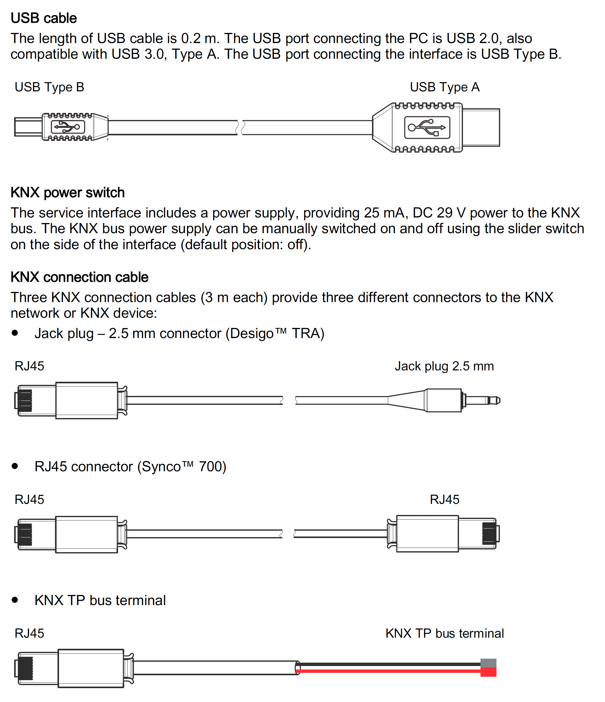 OCI702 USB-KNX Interface W/ Power Supply